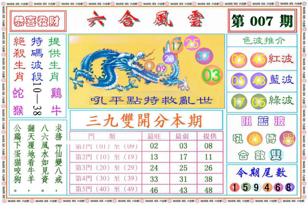 007期六合风云《另版》[图]