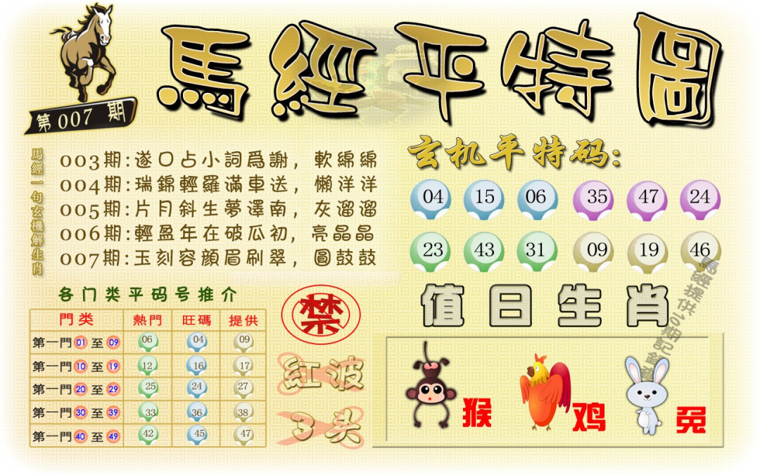 007期马经平特图（荐）[图]